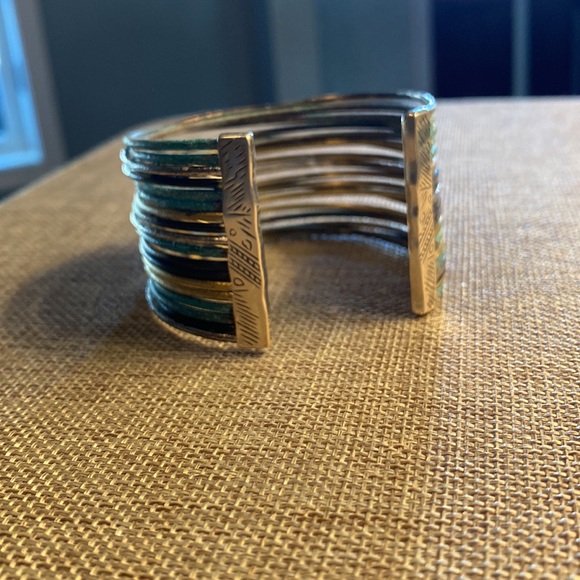 Silpada sterling silver and Patina brass cuff bracelet. - Picture 2 of 4